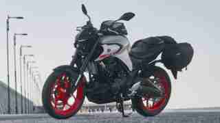 Yamaha MT-03 with all accessories