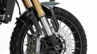2020 Benelli Leoncino 800 Trail - front tyre suspension and brakes
