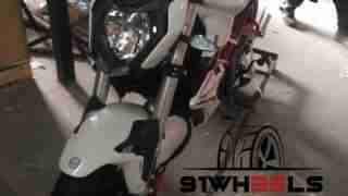 Benelli BN125 spy shot