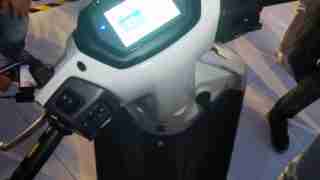 TVS iQUBE electric scooter display tft screen
