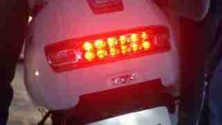 TVS iQUBE electric scooter lead tail and brake light