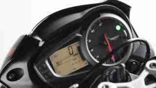 2020 Triumph Street Triple R instrument meter