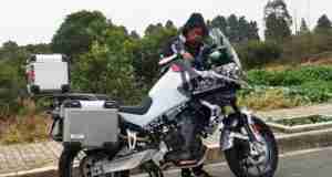 CFMoto MT-800 spy shot