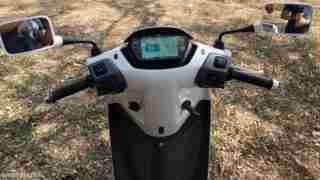 TVS iQube electric scooter digital meter tft screen