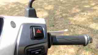 TVS iQube electric scooter switches mode