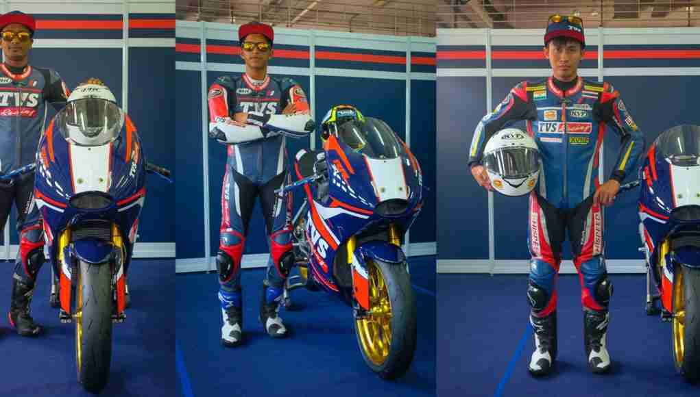 TVS Racing Asia Road Racing Championship 2020 riders team