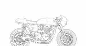 Triumph Thruxton Sketch