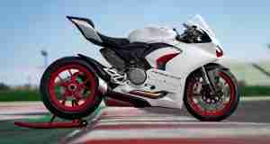 Ducati Panigale V2 White Rosso livery