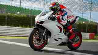 Ducati Panigale V2 White Rosso livery