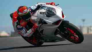 Ducati Panigale V2 White Rosso livery