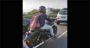 Royal Enfield KX Bobber Spy Images