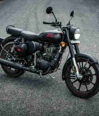 Royal Enfield Classic 350 BS6 Stealth Black HD wallpapers
