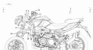 Aprilia Three Wheeled Motorcycle Patent