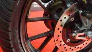 Honda H'ness CB 350 MRF Zapper Y tyres