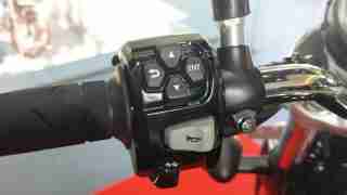 Honda H'ness CB 350 mode meter control switch