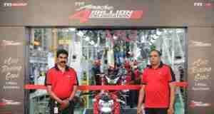 TVS Apache 4 Million Milestone