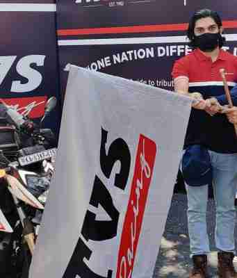 Mr. Shrivishnu S 'One Nation Different Uniform' ride powered by TVS