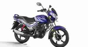 2021 TVS StaR City+ Pearl Blue – Silver colour option