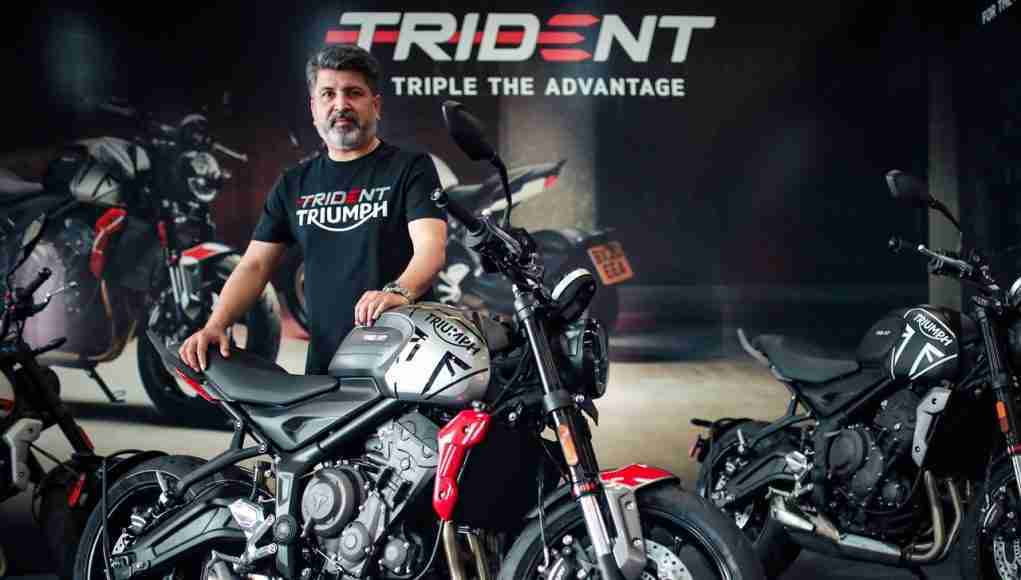 Mr. Shoeb Farooq Trident 660 India launch