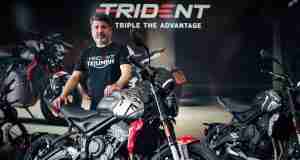 Mr. Shoeb Farooq Trident 660 India launch