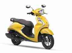 Yamaha Fascino 125 Fi Hybrid Yellow Cocktail colour option