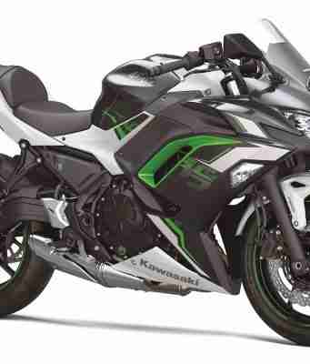 BS6 2022 Kawasaki Ninja 650 PEARL ROBOTIC WHITE colour option