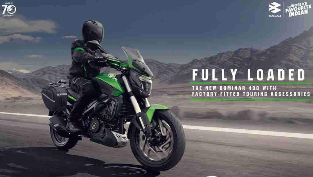 New Dominar 400 launched with touring accessories
