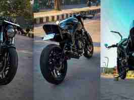 Custom modified Pulsar 220F by Renovatio Motor Works