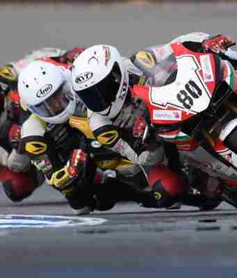 Rajiv Sethu in the points for IDEMITSU Honda Racing India at ARRC 2022