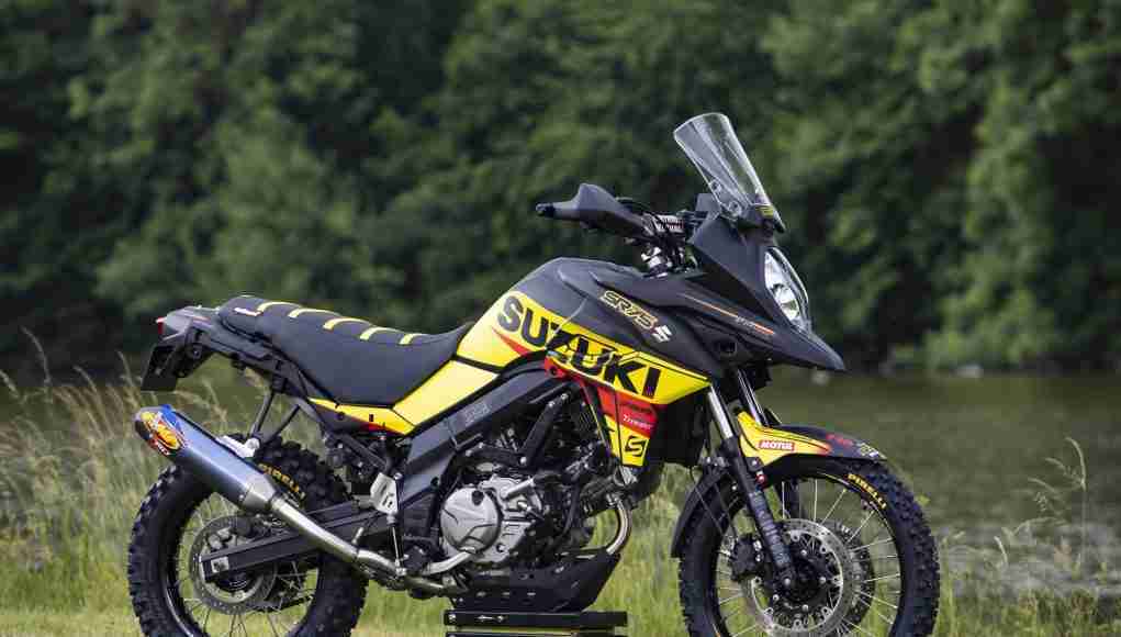 Suzuki V-Strom 650XT custom modified supercross style