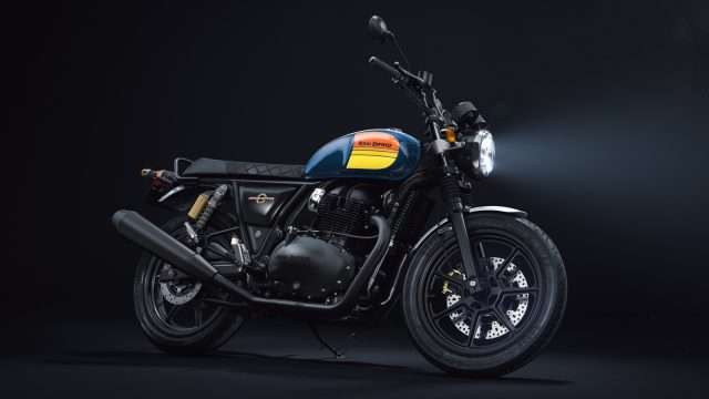 2023 Royal Enfield Interceptor Barcelona Blue
