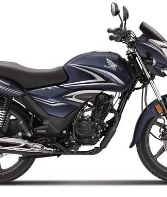 Honda Shine 125 Decent Blue Metallic colour option