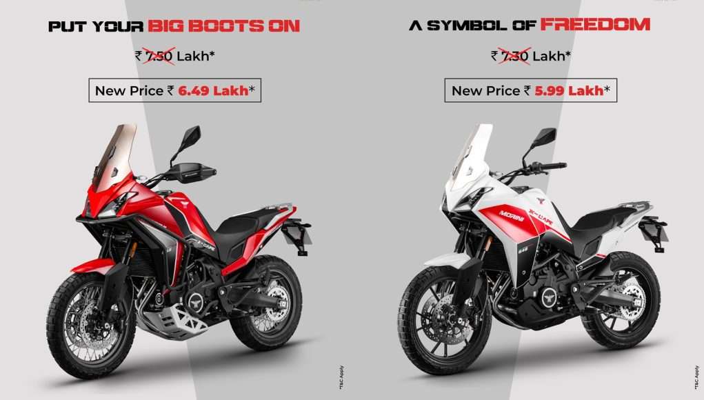 Moto Morini X Cape 650 prices reduced