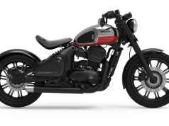 Red Sheen Jawa 42 Bobber variant