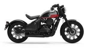 Red Sheen Jawa 42 Bobber variant