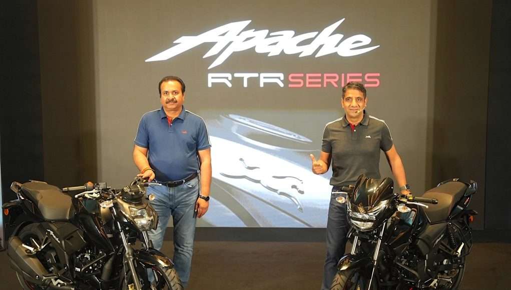 TVS Apache RTR 160 and 160 4V Black Edition launched