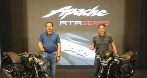TVS Apache RTR 160 and 160 4V Black Edition launched