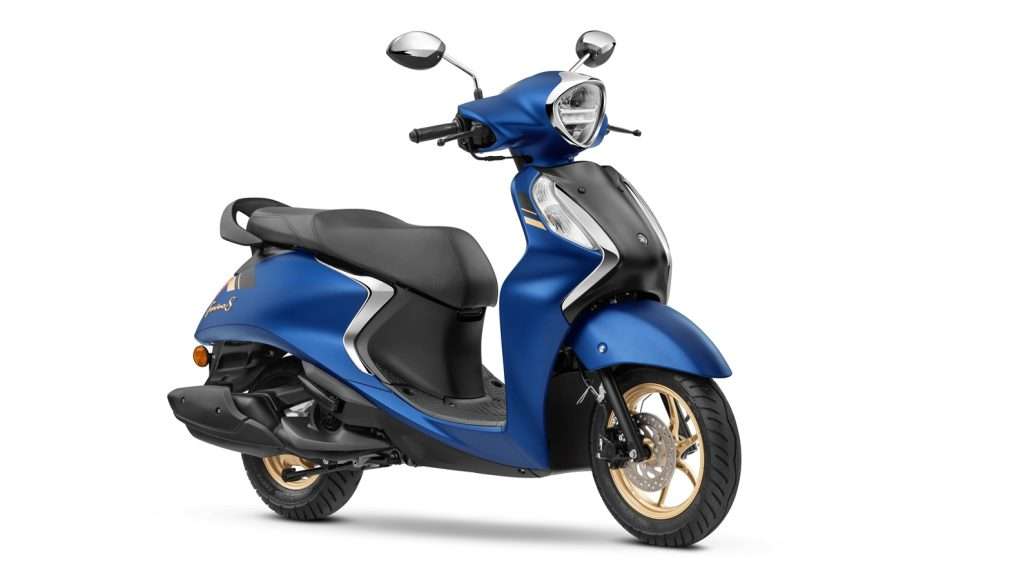 Yamaha Fascino S Dark Matte Blue