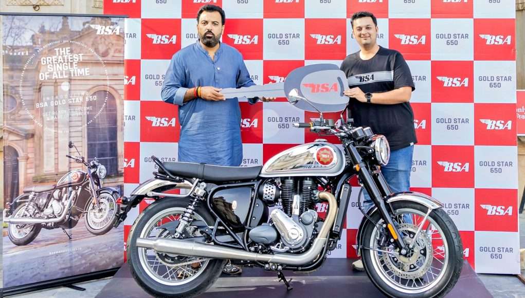 BSA Motorcycles Delivers Gold Star 650 to Prince Lakshyaraj Singh Mewar of Udaipur