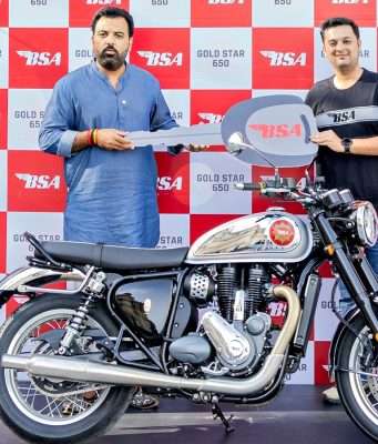 BSA Motorcycles Delivers Gold Star 650 to Prince Lakshyaraj Singh Mewar of Udaipur