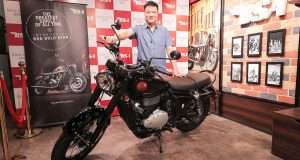BSA Motorcycles delivers the first Gold Star 650 in North-East India to Mr. Oken Tayeng