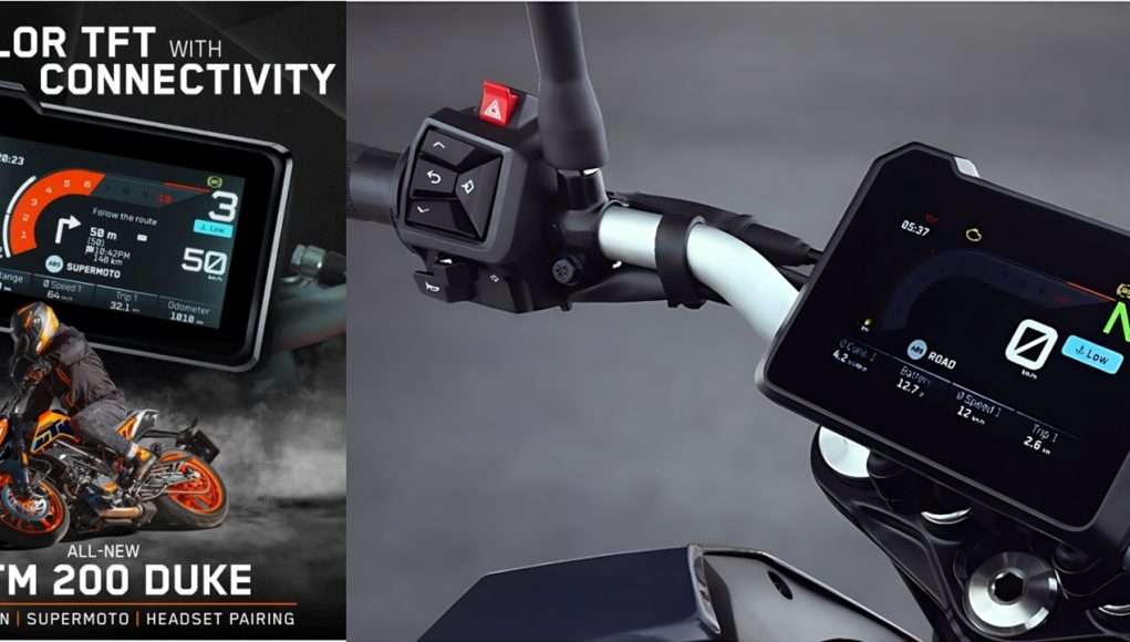KTM Duke 200 gets new colour TFT display and other updates
