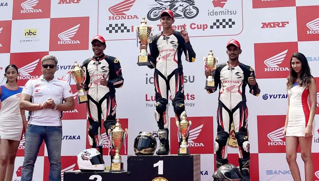 Mohsin Paramban wins 2024 season of IDEMITSU Honda India Talent Cup NSF250R