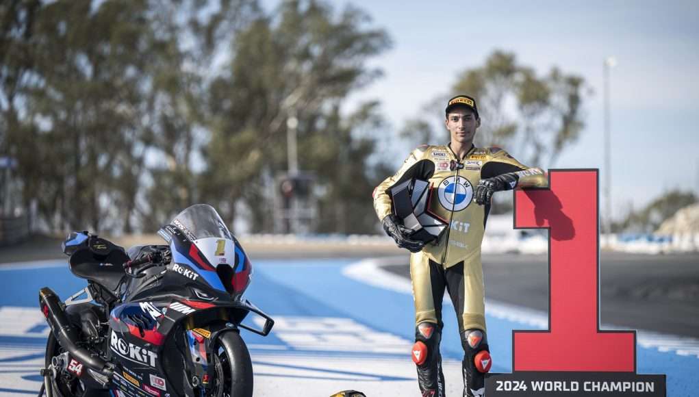 Toprak Razgatlioglu on a BMW S 1000 RR is WSBK Champion for 2024