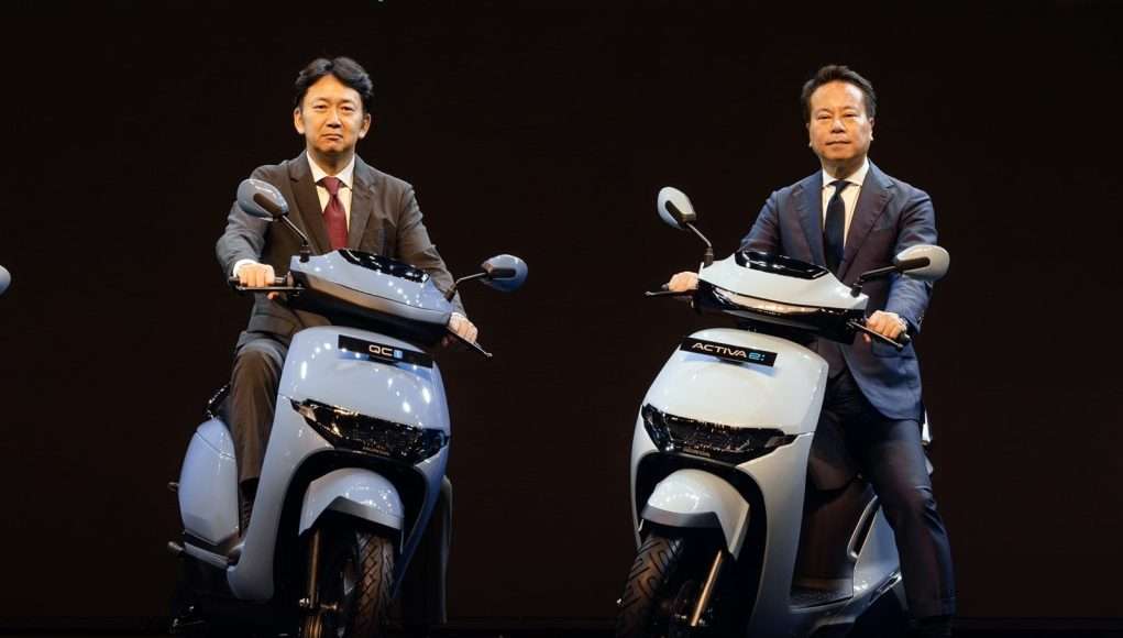 Honda Unveils 2 electric scooters - ACTIVA e and QC1