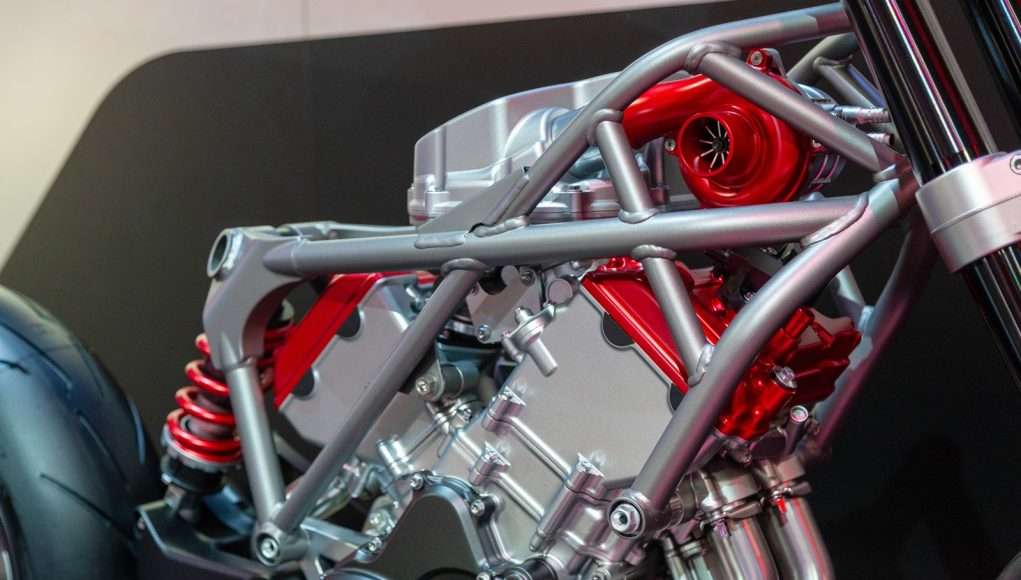 Honda V3 engine with compressor