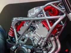 Honda V3 engine with compressor