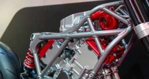 Honda V3 engine with compressor