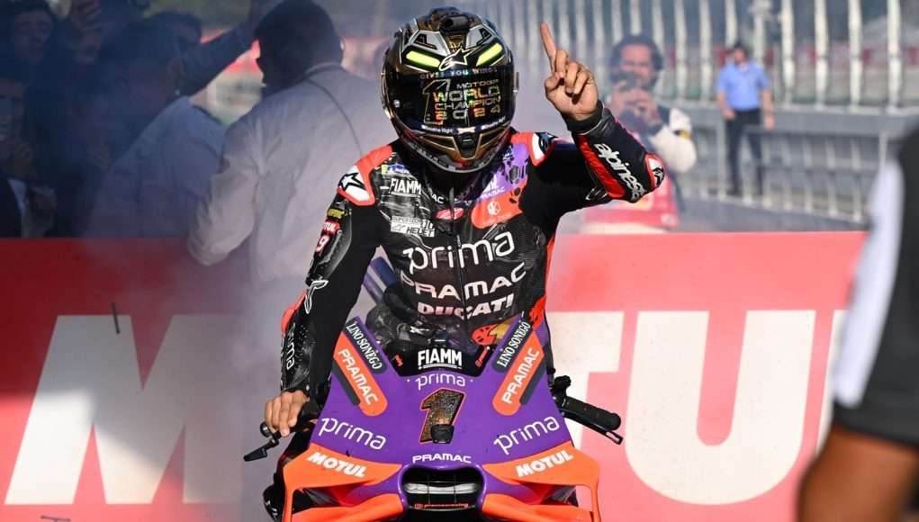 Jorge Martin in the 2024 MotoGP World Champion