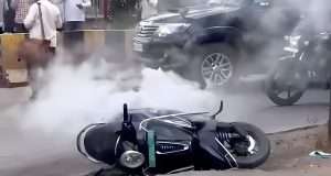 Chetak Electric Scooter catches fire; Bajaj issues official statement